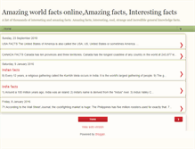Tablet Screenshot of onlineworldfacts.blogspot.com