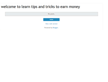 Tablet Screenshot of money-earn-info.blogspot.com