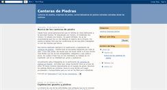 Desktop Screenshot of canteras-piedras.blogspot.com