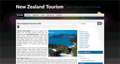 Desktop Screenshot of newzealandtourismguide.blogspot.com