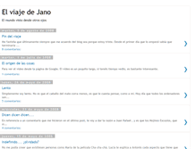 Tablet Screenshot of elviajedejano.blogspot.com