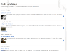 Tablet Screenshot of ordilandskap.blogspot.com