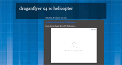 Desktop Screenshot of draganflyerx4rchelicopter.blogspot.com