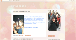 Desktop Screenshot of consdesofia.blogspot.com
