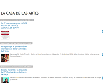 Tablet Screenshot of lacasadelasartes.blogspot.com