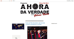 Desktop Screenshot of progamahoradaverdade.blogspot.com