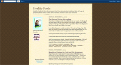 Desktop Screenshot of healthyfoods-shanna.blogspot.com