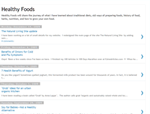 Tablet Screenshot of healthyfoods-shanna.blogspot.com