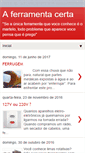 Mobile Screenshot of aferramentacerta.blogspot.com