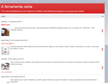 Tablet Screenshot of aferramentacerta.blogspot.com