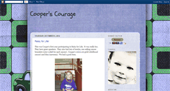 Desktop Screenshot of cooperscourage.blogspot.com