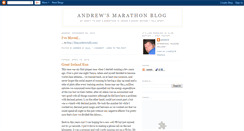 Desktop Screenshot of andrewsmarathonblog.blogspot.com