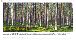 Desktop Screenshot of biotechtouch.blogspot.com