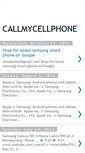 Mobile Screenshot of callmycellphone.blogspot.com