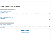 Tablet Screenshot of freesportslivestreams.blogspot.com