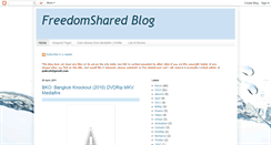Desktop Screenshot of freedomshared.blogspot.com