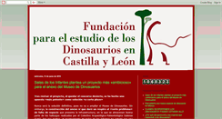 Desktop Screenshot of fundaciondinosaurioscyl.blogspot.com