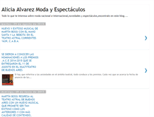 Tablet Screenshot of modayespectaculos.blogspot.com