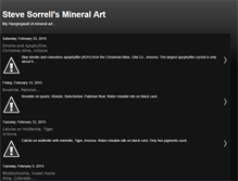 Tablet Screenshot of mineralart.blogspot.com