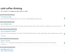 Tablet Screenshot of coldcoffeethinking.blogspot.com