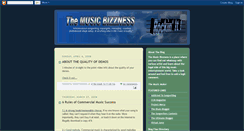 Desktop Screenshot of musicbizzness.blogspot.com