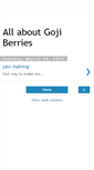 Mobile Screenshot of effect-goji-berries.blogspot.com