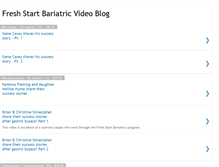 Tablet Screenshot of freshstartbariatricvideoblog.blogspot.com