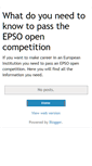 Mobile Screenshot of eu-epso.blogspot.com