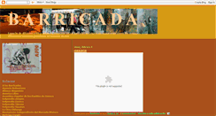 Desktop Screenshot of barricada-oaxaca.blogspot.com