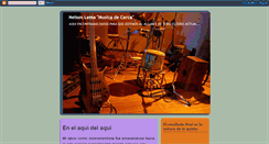 Desktop Screenshot of musicadecerca.blogspot.com