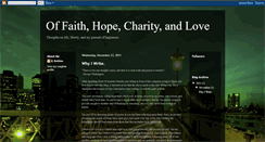 Desktop Screenshot of offaithhopecharity.blogspot.com