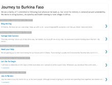 Tablet Screenshot of journeytoburkinafaso.blogspot.com