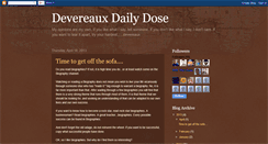 Desktop Screenshot of devereauxdailydose.blogspot.com