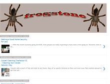 Tablet Screenshot of frogstone-spider.blogspot.com