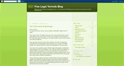 Desktop Screenshot of freelegaltorrents.blogspot.com