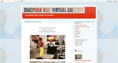 Desktop Screenshot of diasporavibegallery.blogspot.com