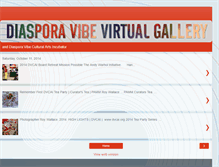Tablet Screenshot of diasporavibegallery.blogspot.com