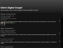Tablet Screenshot of diariodigitalgospel.blogspot.com