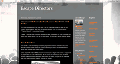 Desktop Screenshot of escapedirectors.blogspot.com
