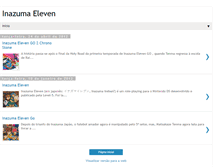 Tablet Screenshot of inazumaelevenfutebalsuper11.blogspot.com