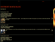 Tablet Screenshot of detroitrockblog.blogspot.com