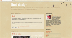 Desktop Screenshot of lind-design.blogspot.com