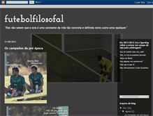 Tablet Screenshot of futebolfilosofal.blogspot.com