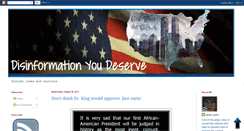 Desktop Screenshot of disinformation4u.blogspot.com