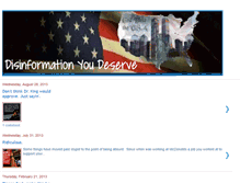 Tablet Screenshot of disinformation4u.blogspot.com