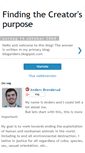 Mobile Screenshot of findinggodspurpose.blogspot.com