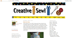 Desktop Screenshot of creativesewl.blogspot.com