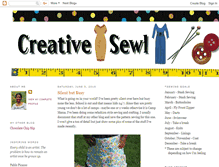 Tablet Screenshot of creativesewl.blogspot.com