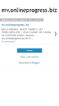 Mobile Screenshot of mvonlineprogressbiz.blogspot.com