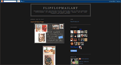 Desktop Screenshot of flipflopmailart.blogspot.com